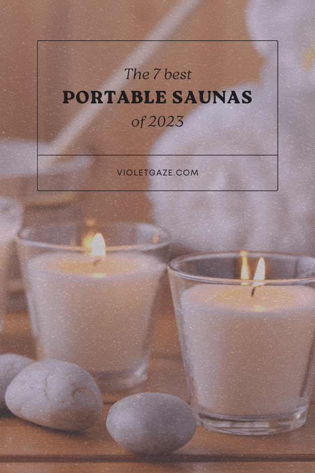 the 7 best portable saunas of 2023 sauna with candle and stones violet gaze
