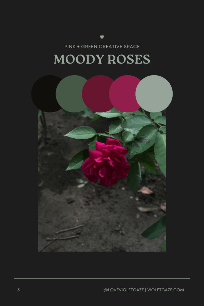moody roses color palette