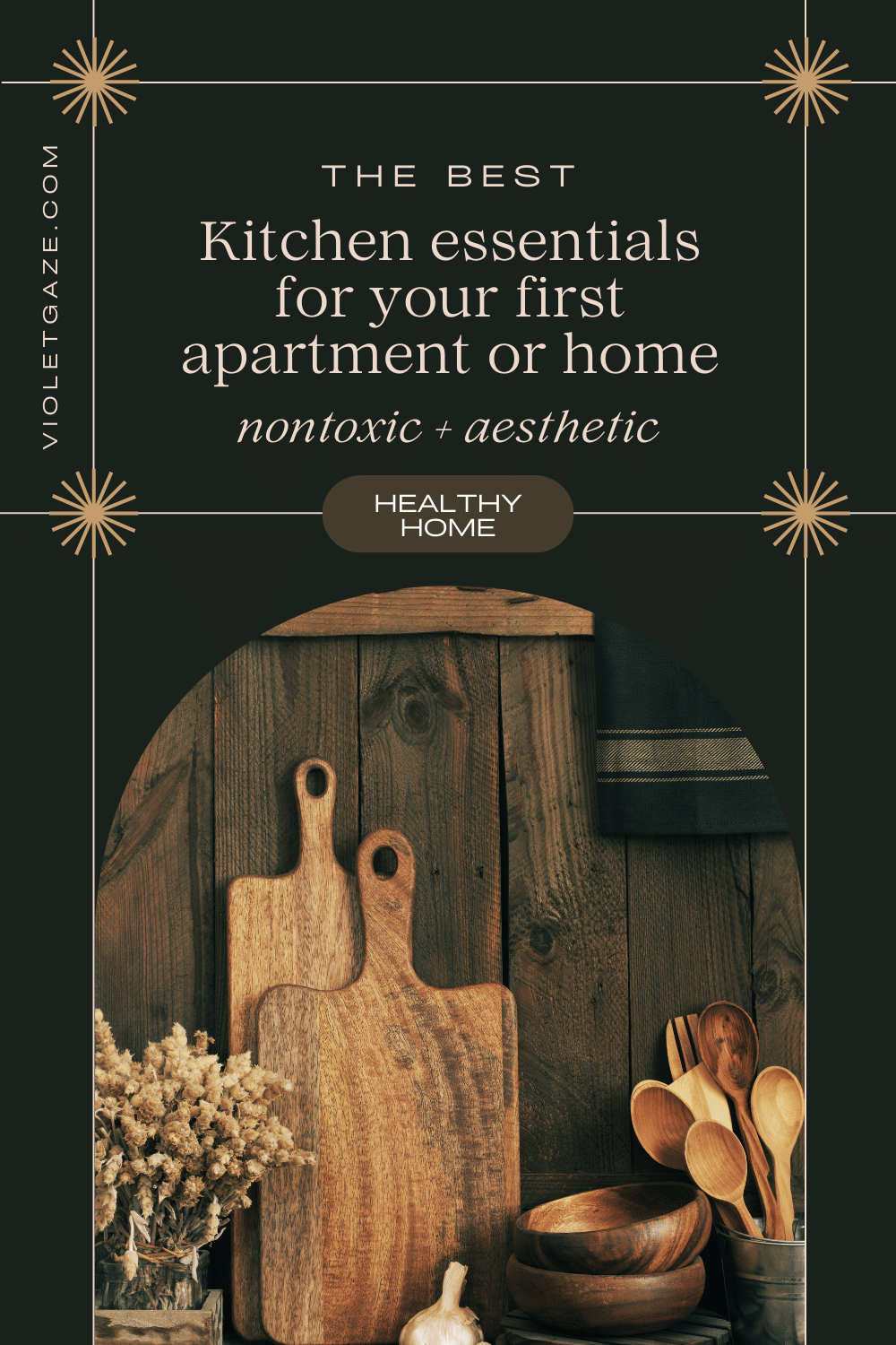 Kitchen essentials for your first apartment or home: nontoxic +