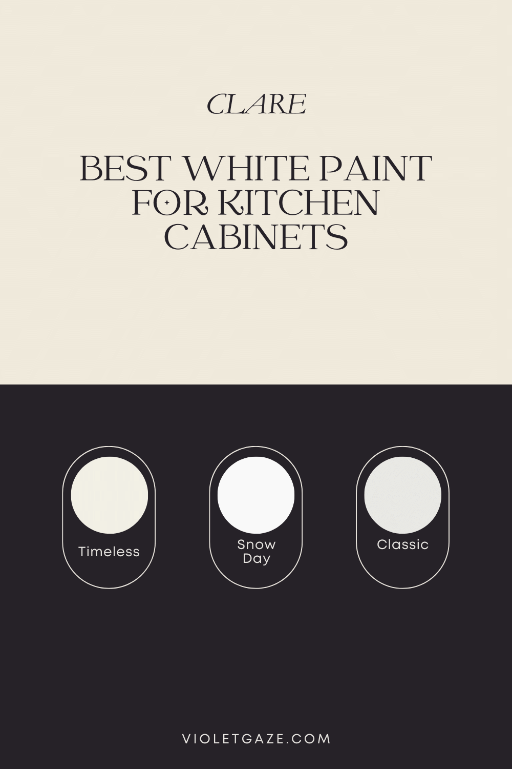 best white paint for kitchen cabinets clare