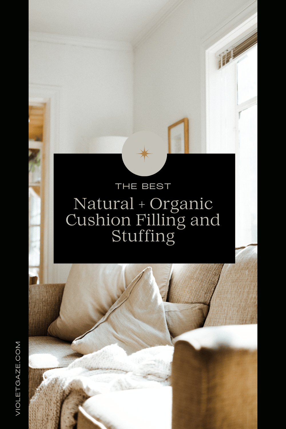 the best natural + organic cushion filling and stuffing
