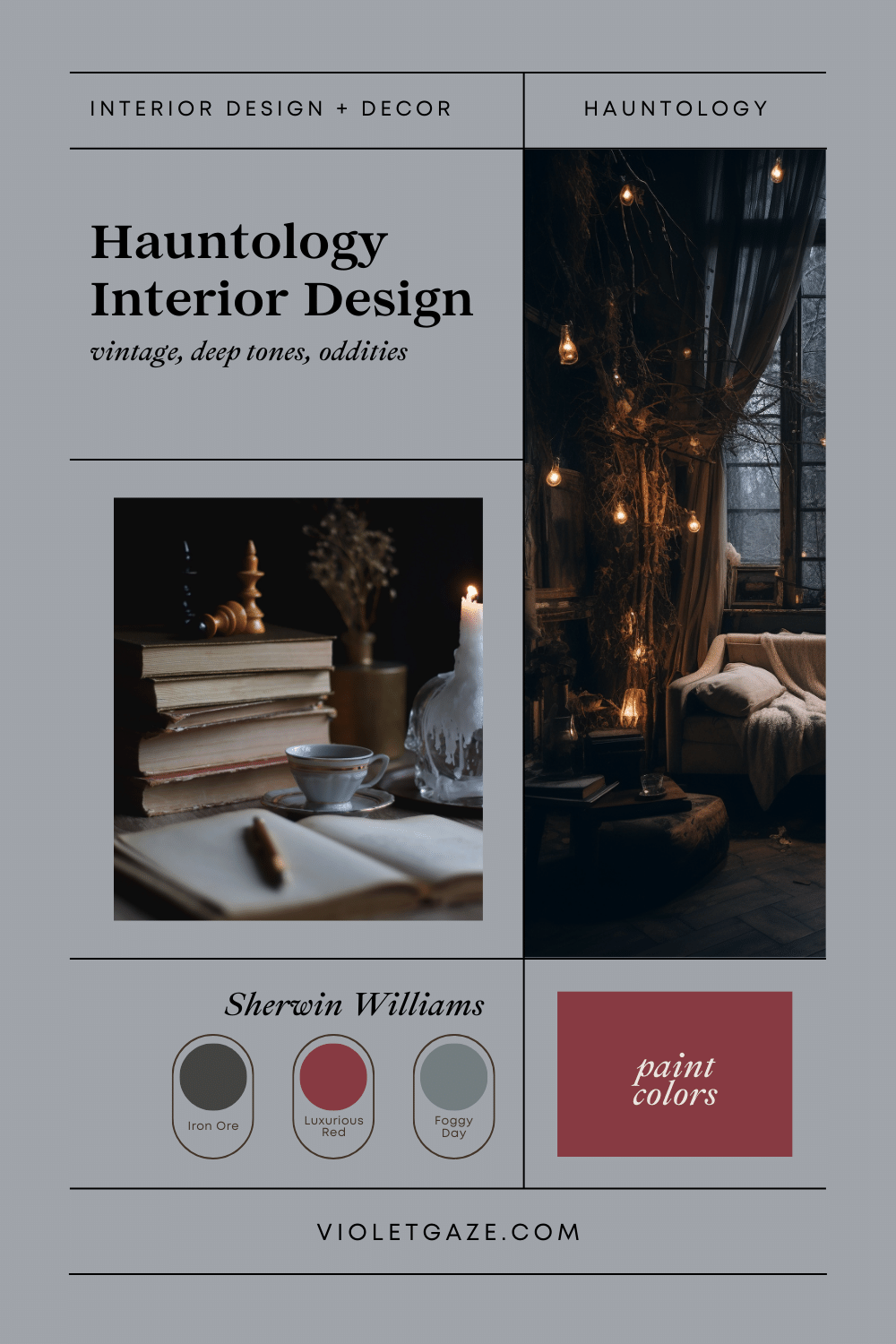 hauntology interior design wall colors sherwin williams paint options
