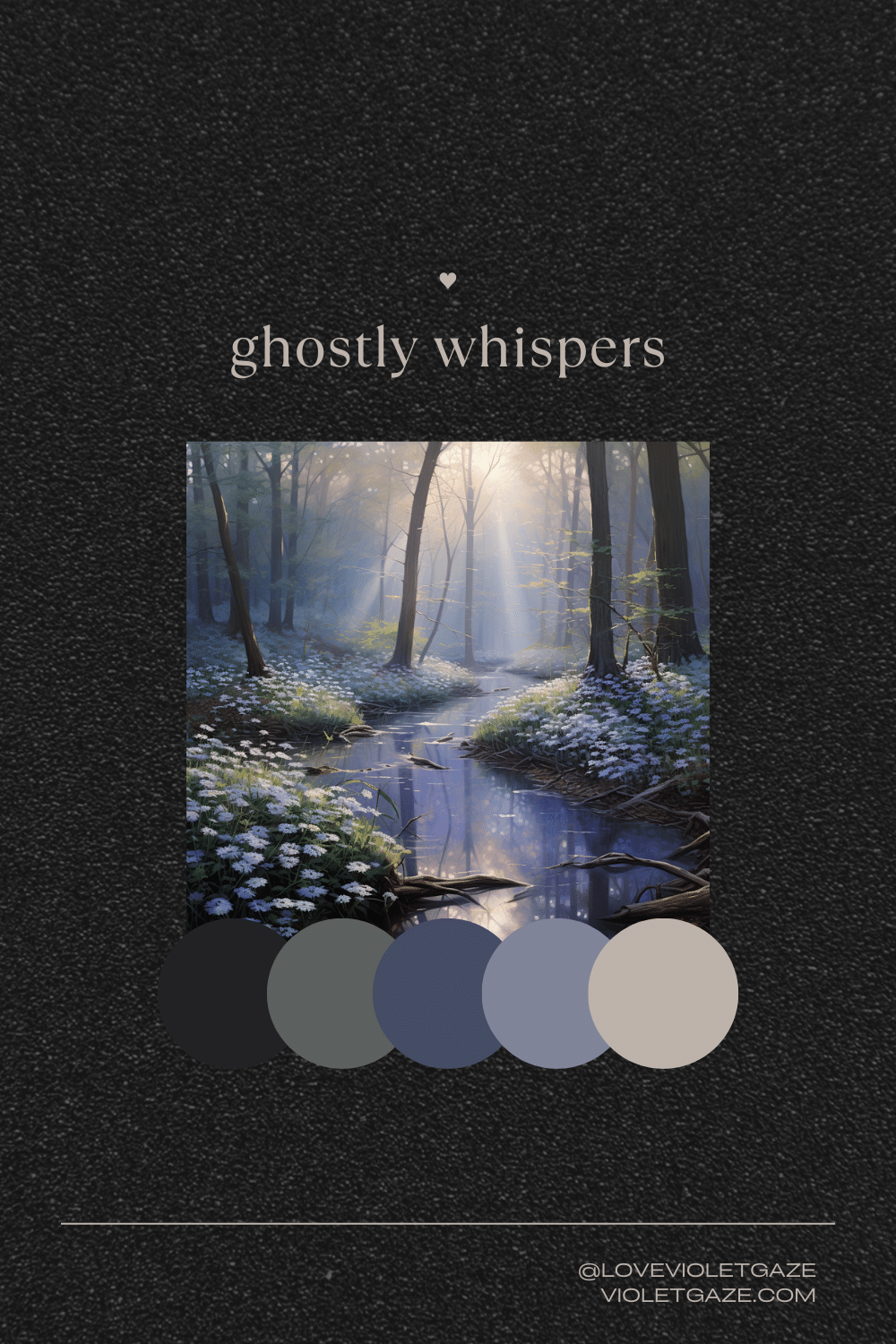 autumn color palette ghostly whispers