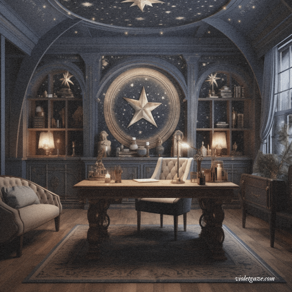 feng shui starry night home office