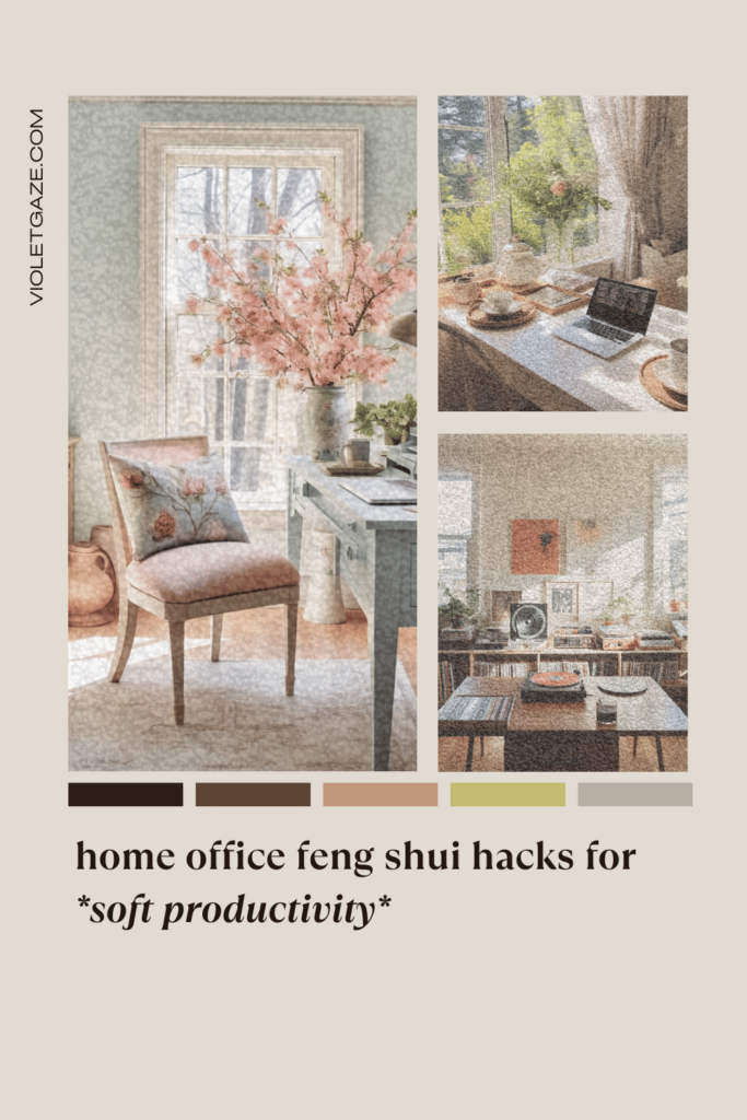 home office feng shui hacks for soft productivity