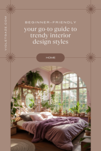 your go-to guide to trendy interior design styles