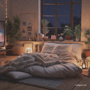 cozy living area with tv and couch