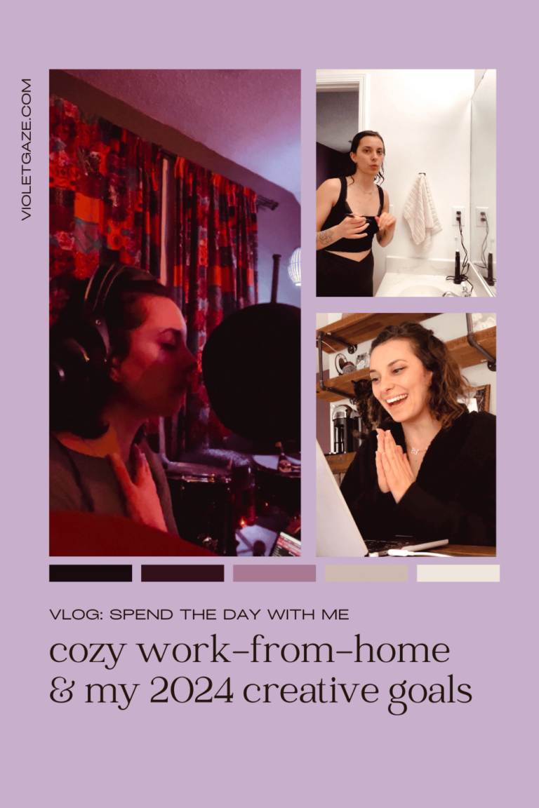 Spend The Day With Me Vlog Cozy Work From Home My 2024 Creative Goals   Cozy Work From Home 768x1152 