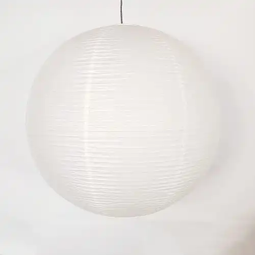 Henjjras White Round paper lamp shade 50cm(19Inch) Chinses Lantern Pendant Lamp Shade,Large Foldable Lampshade