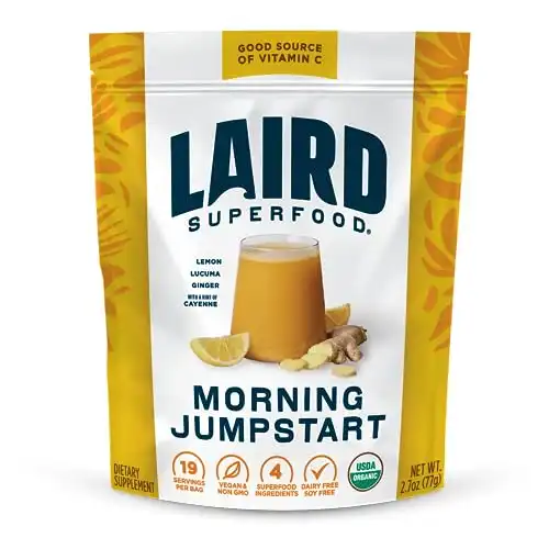 Laird Superfood Morning Jumpstart Powder Drink Supplement