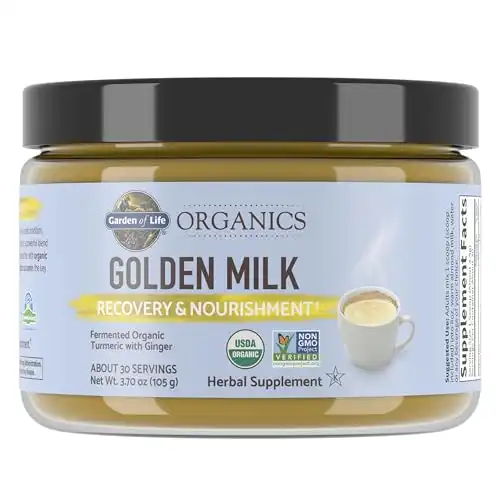 Garden of Life Organics Golden Milk Recovery & Nourishment Powder