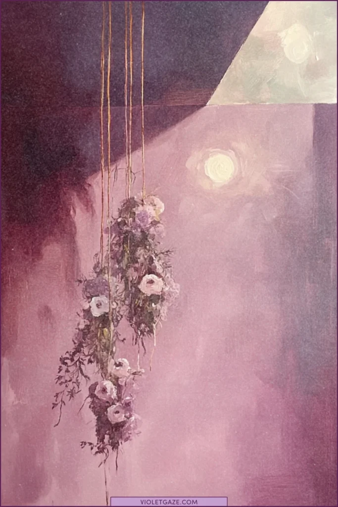 hanging flowers