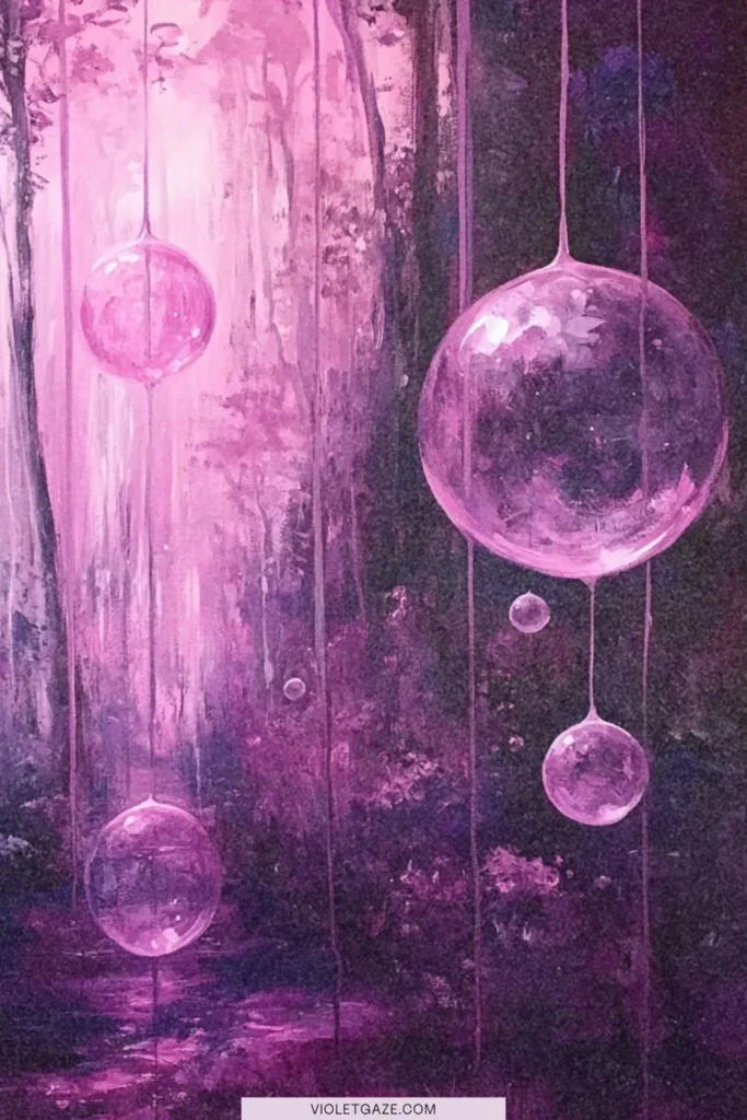 quotes about magic bubbles in purple forest