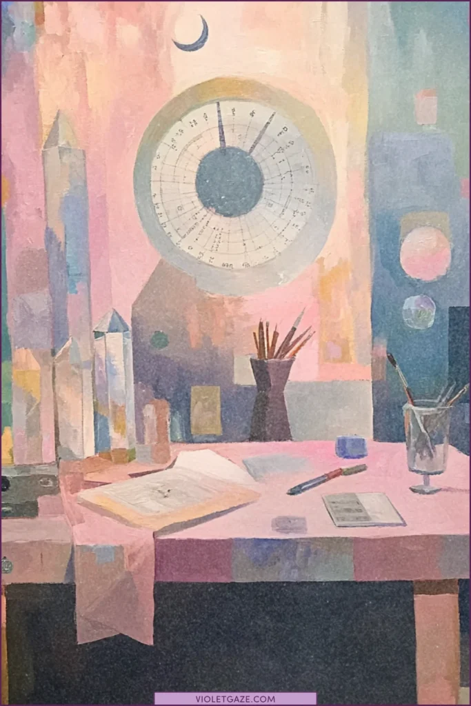 time management for artists abstract desk