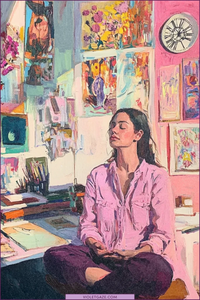 woman at desk